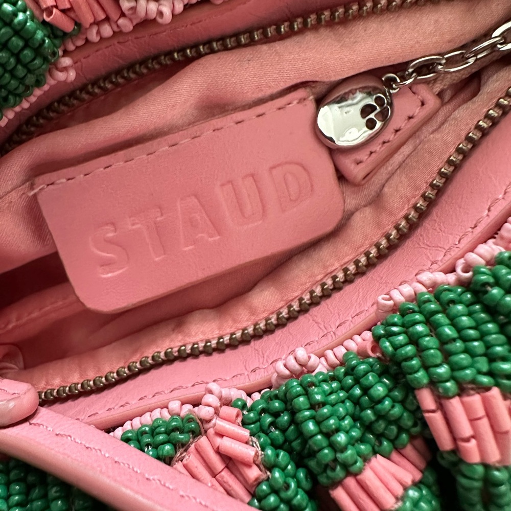 STAUD Beaded Bean Convertible Clutch Bag - Picture 14 of 16